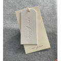 Logo Embossed Mewah Hang Tag Pakaian