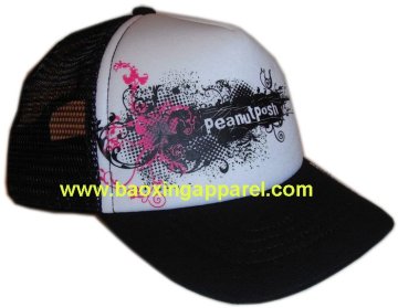 bicolour 5 panel mesh trucker caps