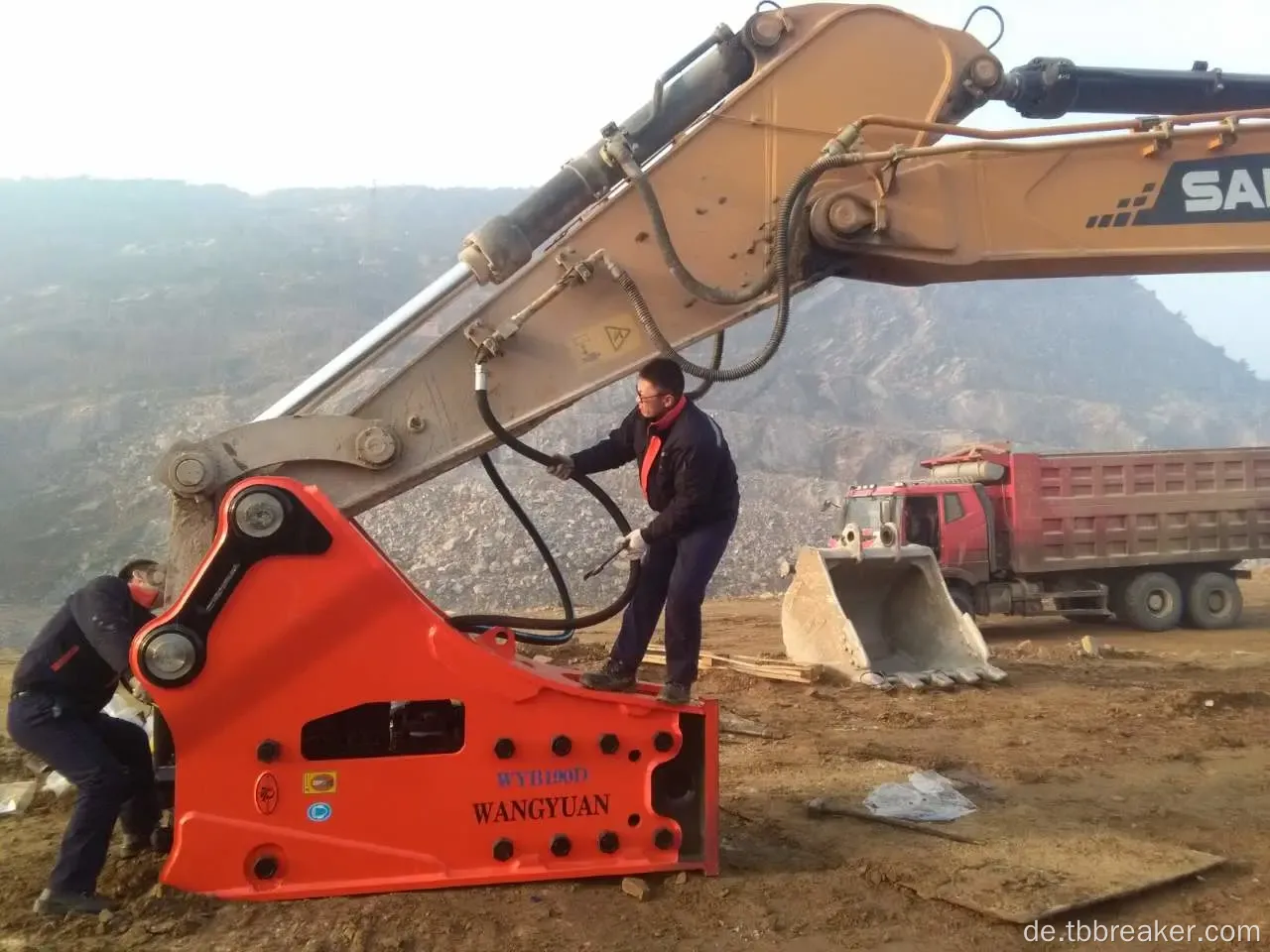 Vagistische Ausgrabatoren Hydraulikschalter Jack Betonhammer