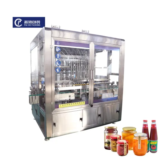 Automatic Piston Tomato Pepper Sauce Filling Machine for Thick Sauces