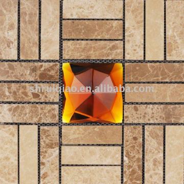 MM Mosaic 15x15mm diamond marble mosaic discount for interior design