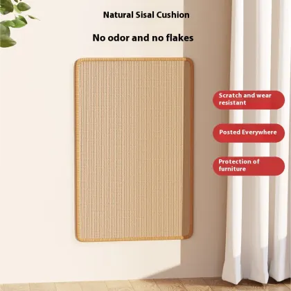 Sustainable Sisal Pet Cat Scratch Board - Anti-Sofa Scratch, Protects Claws