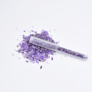 Q&#39;re Amethyst Crystal Stick untuk Meditasi Energi Mangkuk Singing Crystal