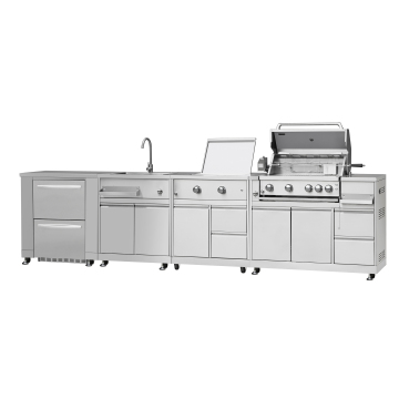 Hyxion Outdoor Kitchen Factory American Garden Patio Family Dinner Festival Party BBQ Grill
