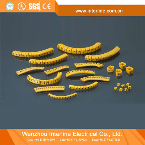 Professional Manufacturer Wholesale Plastic Cable Marker/clip Cable Marker