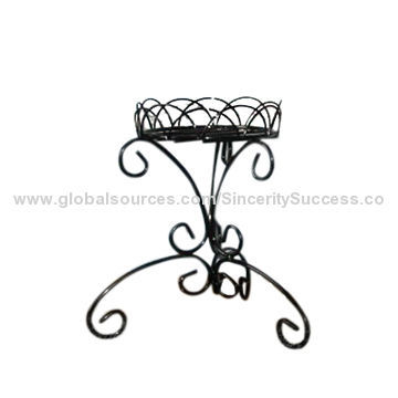 Wrought iron plant stands, Europe style, with powder coating