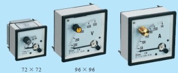 AC Ammeter & Voltmeter with Change-Over Switch
