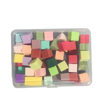 100-Piece Gradient Nail Art Stamping Kit: Colorful Gel Polish Sponge Tools