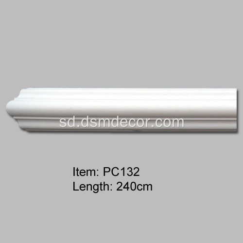 آرائشي Polyurethane تاج Moldings