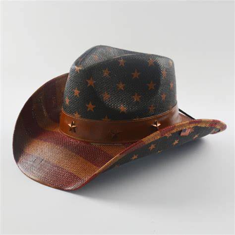 Men's Leather Denim Hat