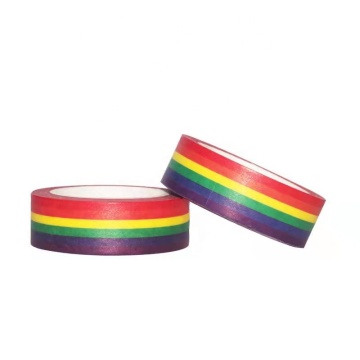 Creative Red และ White Tape Tape Stickers สำหรับบัญชีแยกประเภท
