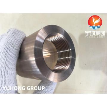 ASTM B151 C70600 Copper Nickel Forged Threaded Fittings