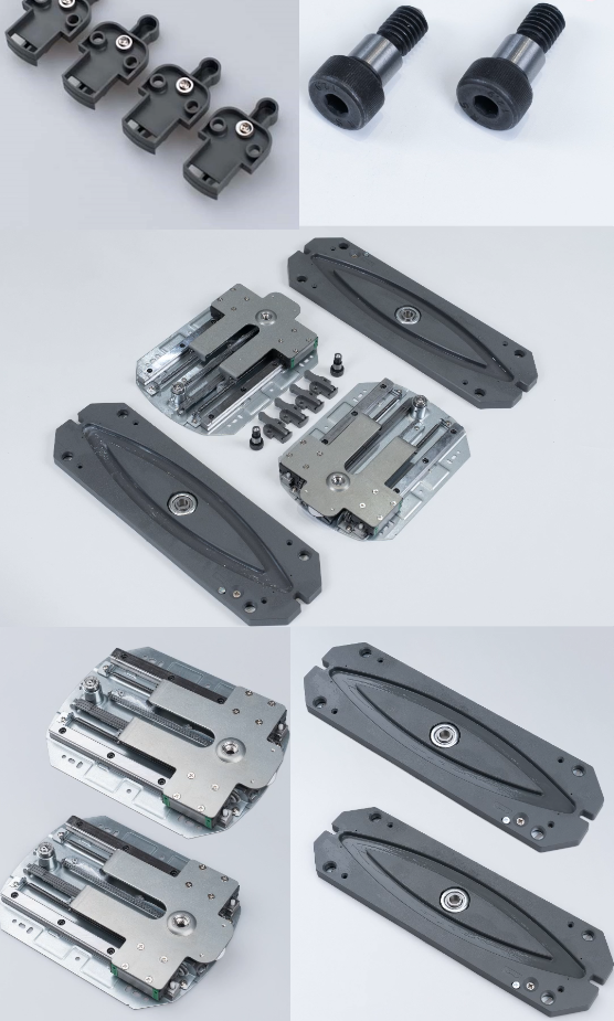 Hardware fittings for 360° rotating cabinets6