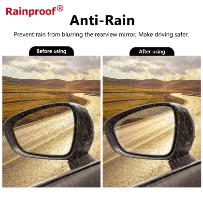Universal Anti-Rain Motorcycle Helmet Visor Film - Anti-Fog and Rainproof