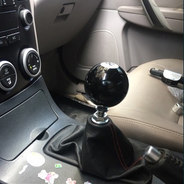 Vente chaude noire 8 bouton de vitesse de vitesse de vitesse - bouton de décalage acrylique cool pour voiture universelle