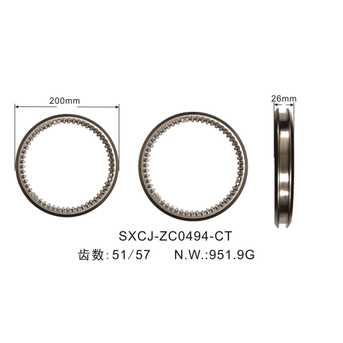 Manche coulissante 3e / 4th Sp - OEM 1310304202/0769186272 Compatible avec les transmissions ZF