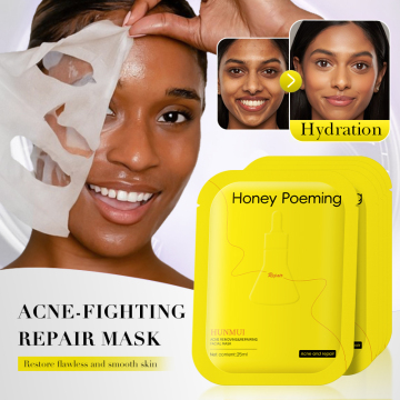 Honey Poeming Salicylic Acid Infused Acne Treatment Moisturizing Facial Mask