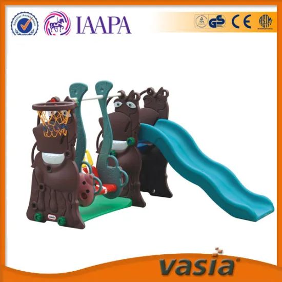 cheap Plastic Indoor Playground Cartoon slide for sale