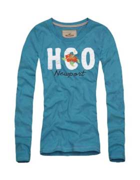 Wholesale Hollister Women's Long Sleeve Tee