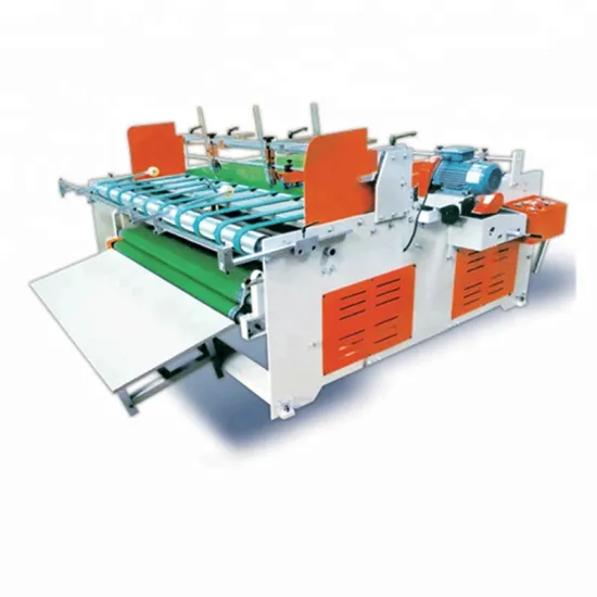 Mini Double Piece Folder Gluer Machine for Corrugated Paper Boxes
