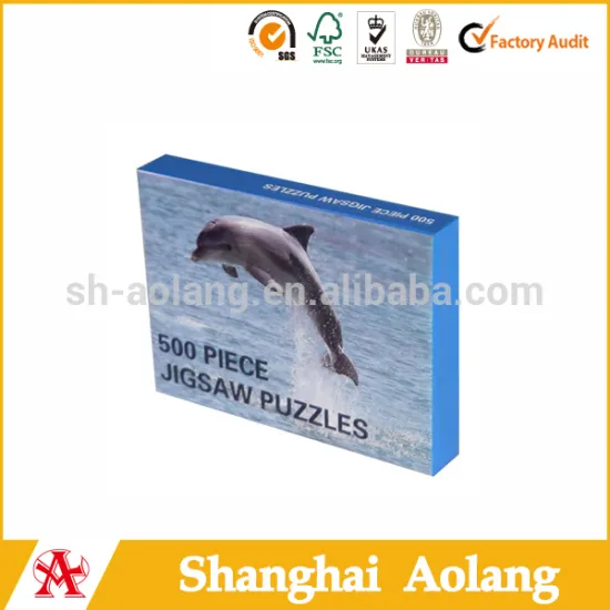 hot sale corrugated paper box for jigsaw puzzles