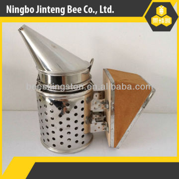 Beekeeping tools stainless steel heat-resistant smoker with leather bellow