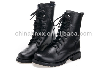 patent leather military boots