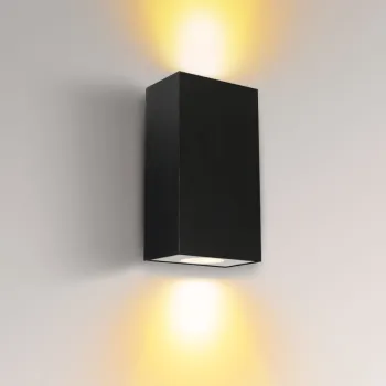Modern 3000K 2*3W Up Down Exterior Wall Mounted LED Wall Light Fixture