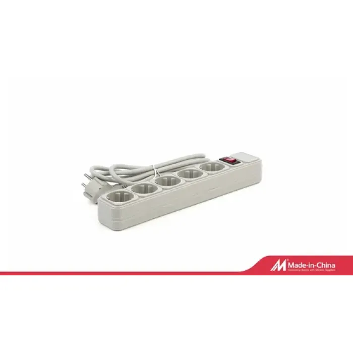 Soket Jerman yang Dilindungi Lonjakan dengan USB