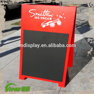 Red chalkboard vintage , wood frame blackboard , outdoor chalkboard , promotional beer signs
