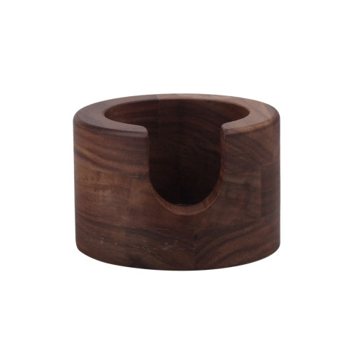 Brown Round Wooden Porta Filter Station