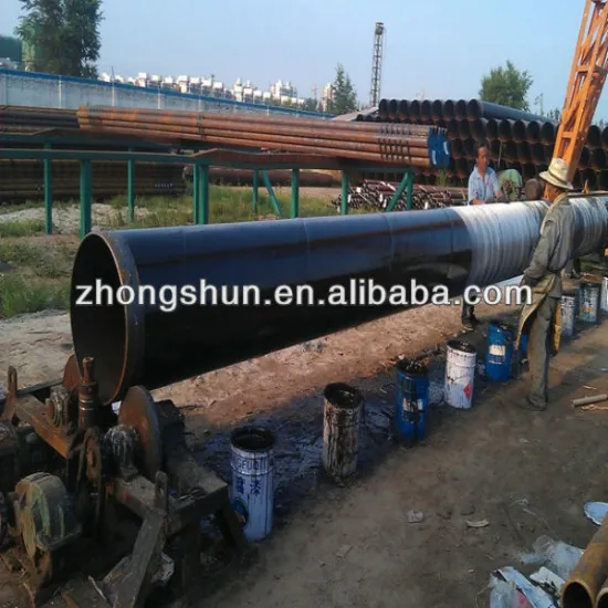 SSAW-API 5L X56 steel pipe/tube with 2PE coating