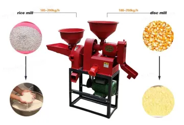 Mini Combined Rice Milling Machine Wheat Flour Mill Plant Rice