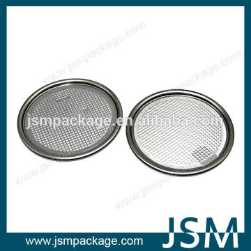 99mm aluminum easy open peel off ends for banana chips