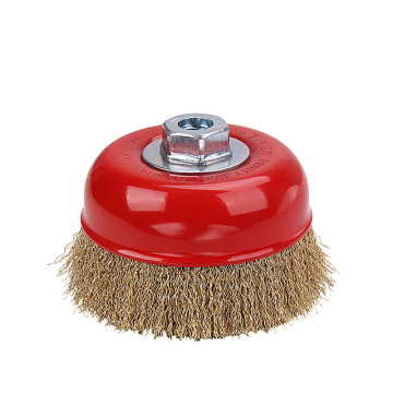 Rotary Rust Removal Brush - 65*20mm Brass and Steel Wire Wheel