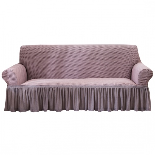 Turkish universal high-end sofa cover with hemline