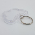 Kupu-kupu Kustom Clear Acrylic Digital Picture Frame Keyring