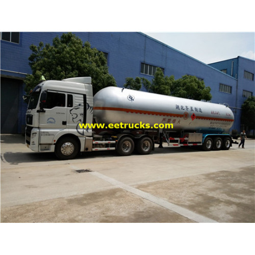 61.9m3 26 tấn Bulk Propane Tanker Trailers