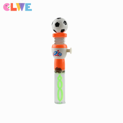 True Color White Football Bubble Wand