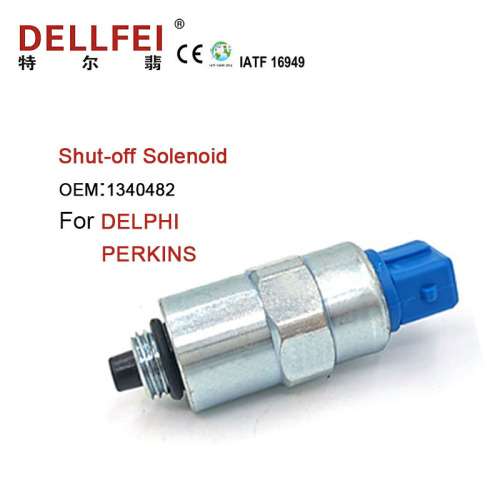 12V Perkins diesel apagado válvula solenoide 1340482