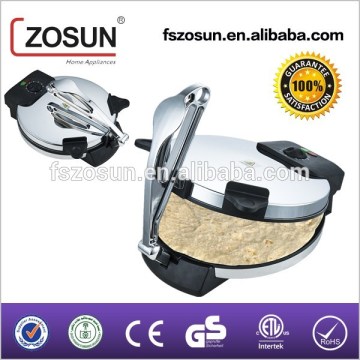 Automatic 1200W home pita pizza bread maker ZS-312 with cheap price(factory have 8inches 10inches 12inches model)