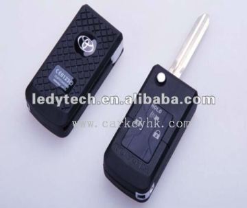 Top quality,Modified Toyota 2+1 buttons remote key shell