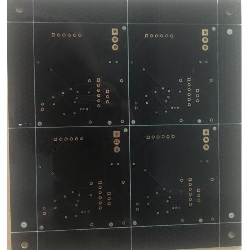 2 layer PCB FR4 1.6mm Black Solder