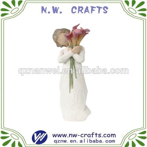 Polyresin willow tree gift Bloom statue figure souvenir