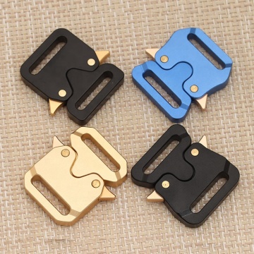 38mm Heavy Duty Aluminum Tactical Quick Release Metal Buckle