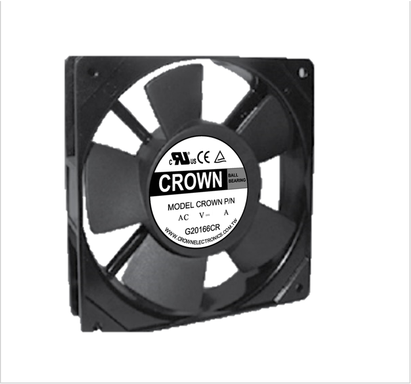 Crown 120x25 12025 Industrial Cooling Fan DC