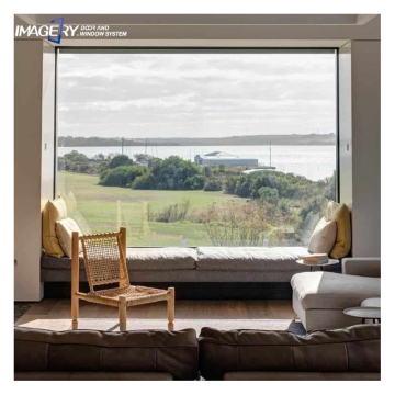 Modern Double Glazed Picture Windows for Verandas with Hurricane Impact and Sound Insulation