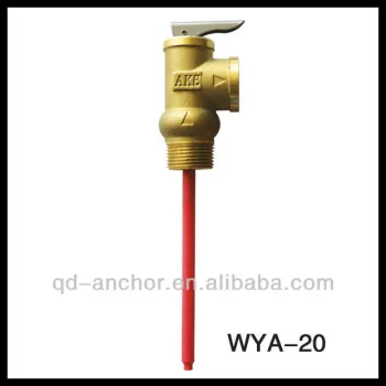 Temperature & Pressure Relief Valve for water heater system