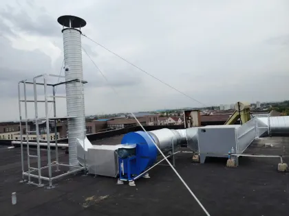 Compact Centrifugal Exhaust Fan with Smart Airflow Control