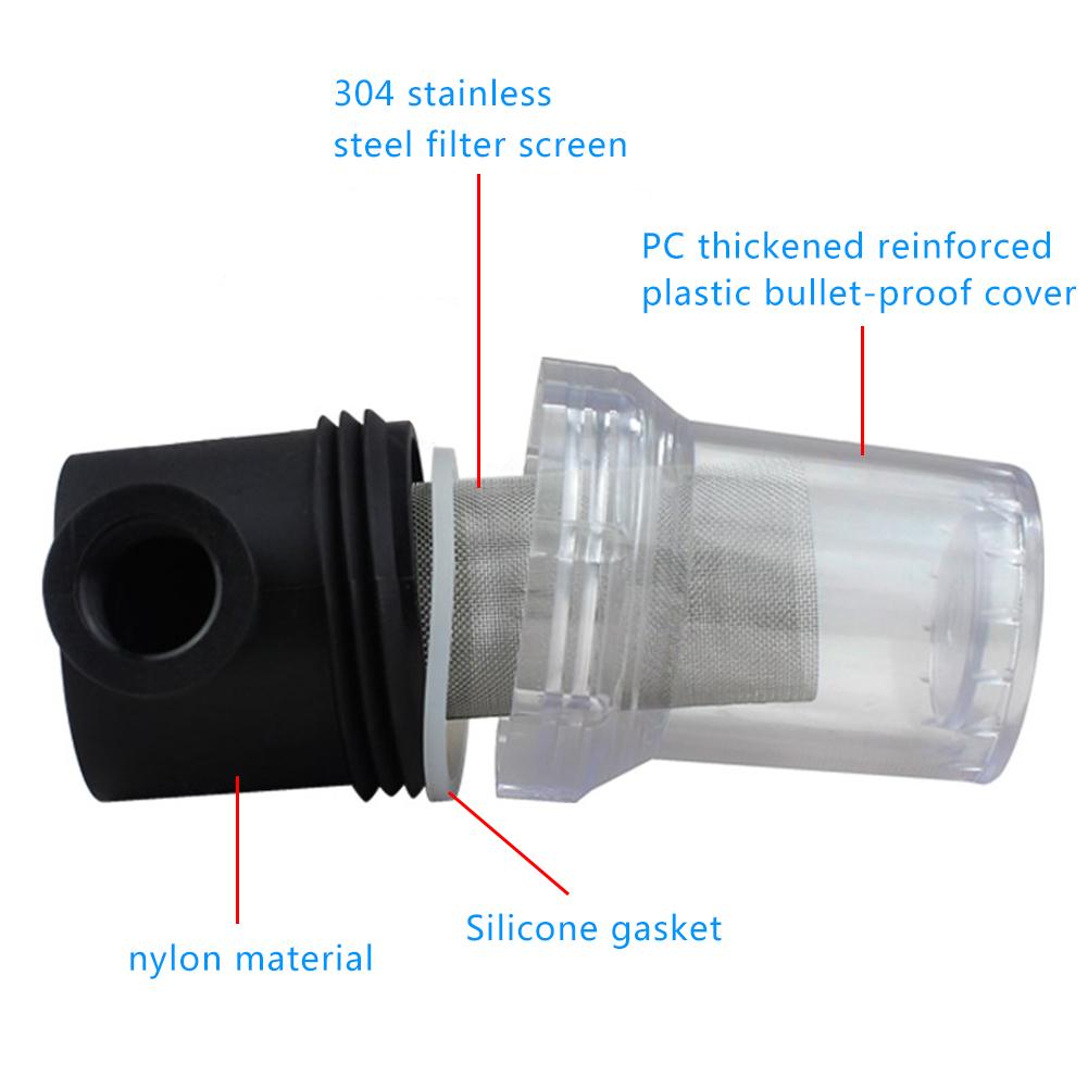 Car Washing Filter 1/2,2/3inch Mesh Strainer Water Pump Filter Irrigation High Flow Pipeline Filter Gardening Water